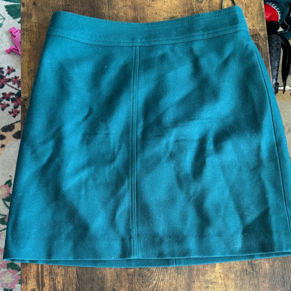 J. Crew Teal Skirt
